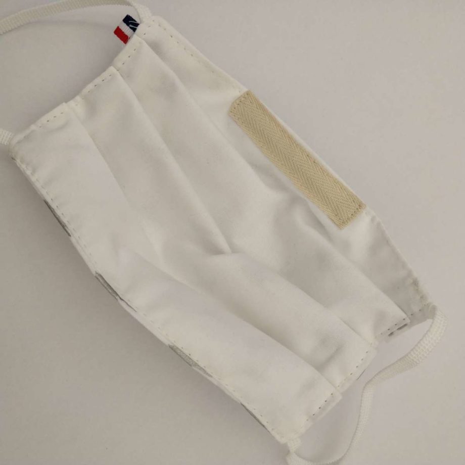 Masque barrière adulte hypoallergénique FEMME avec pince-nez