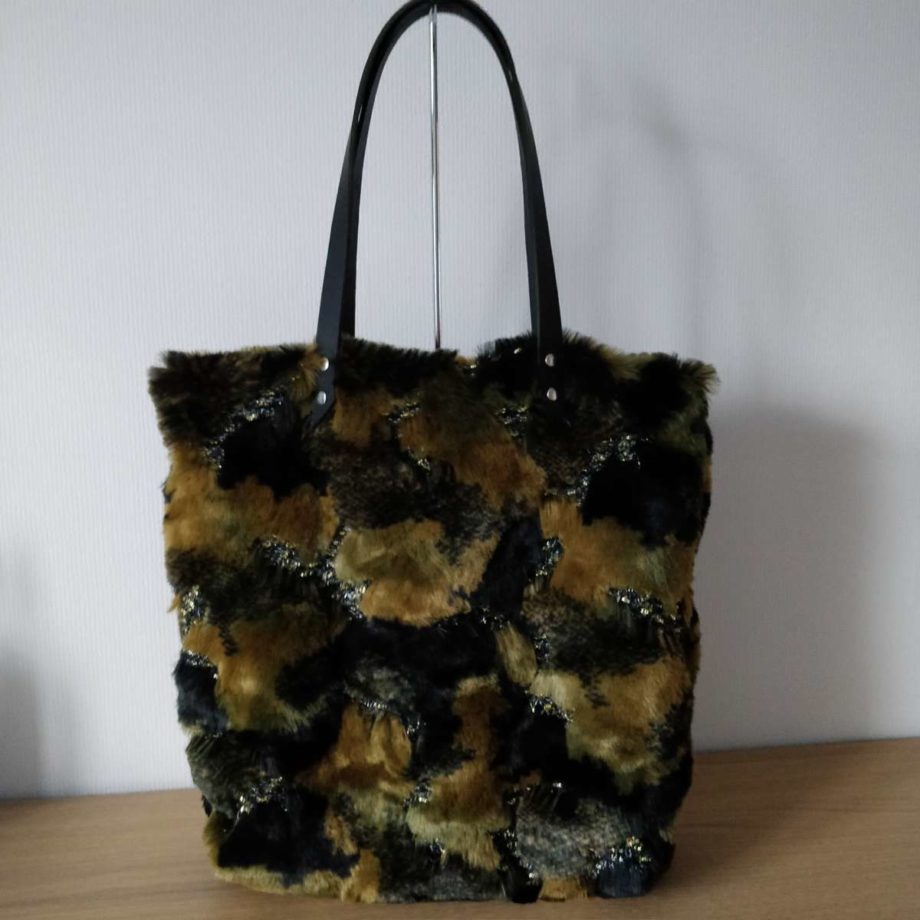 Sac cabas fourrure