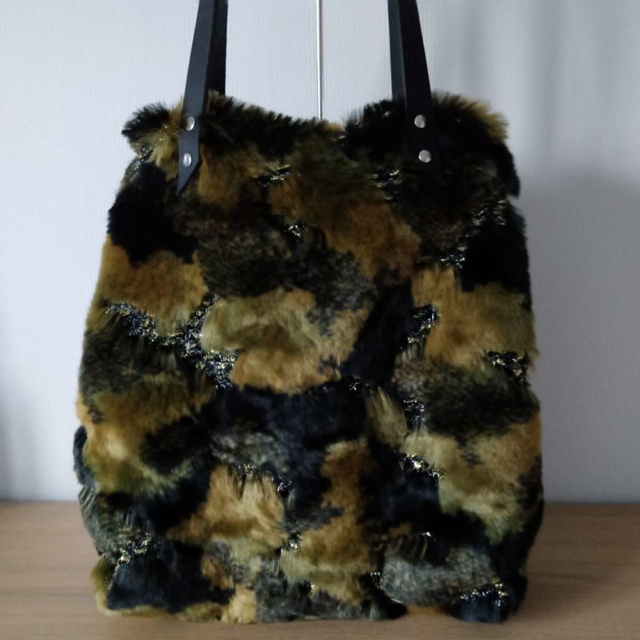 Sac cabas fourrure