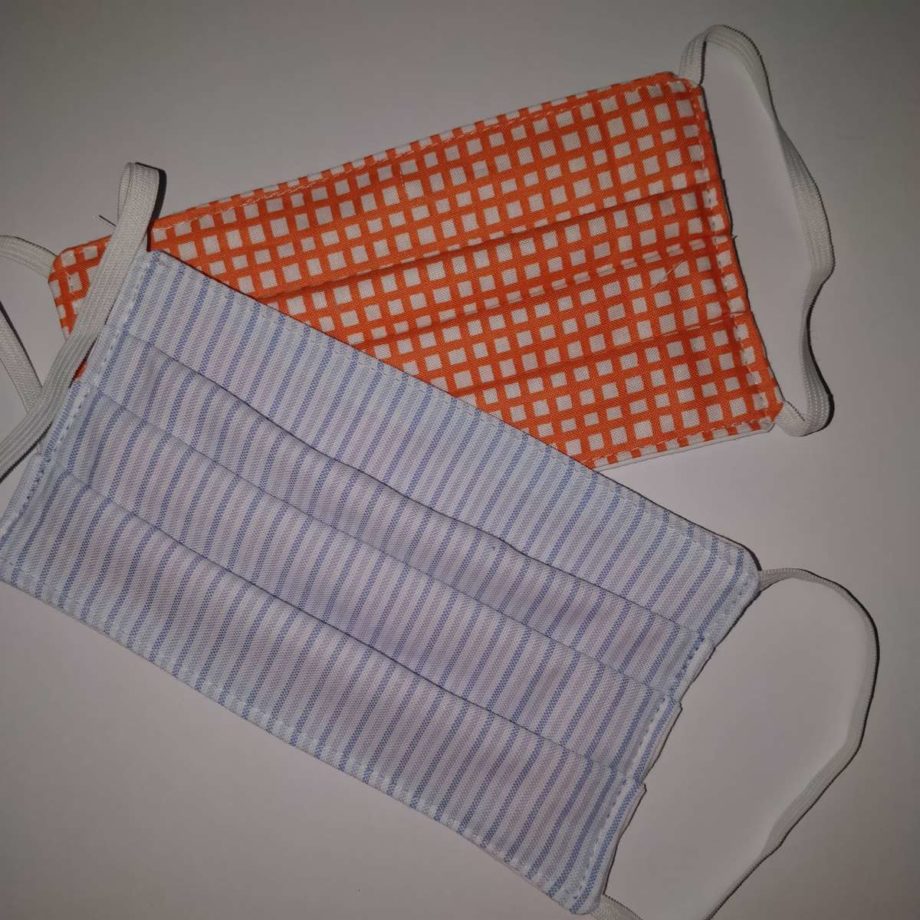Masques barrières adulte en tissu lavable- lot n°32