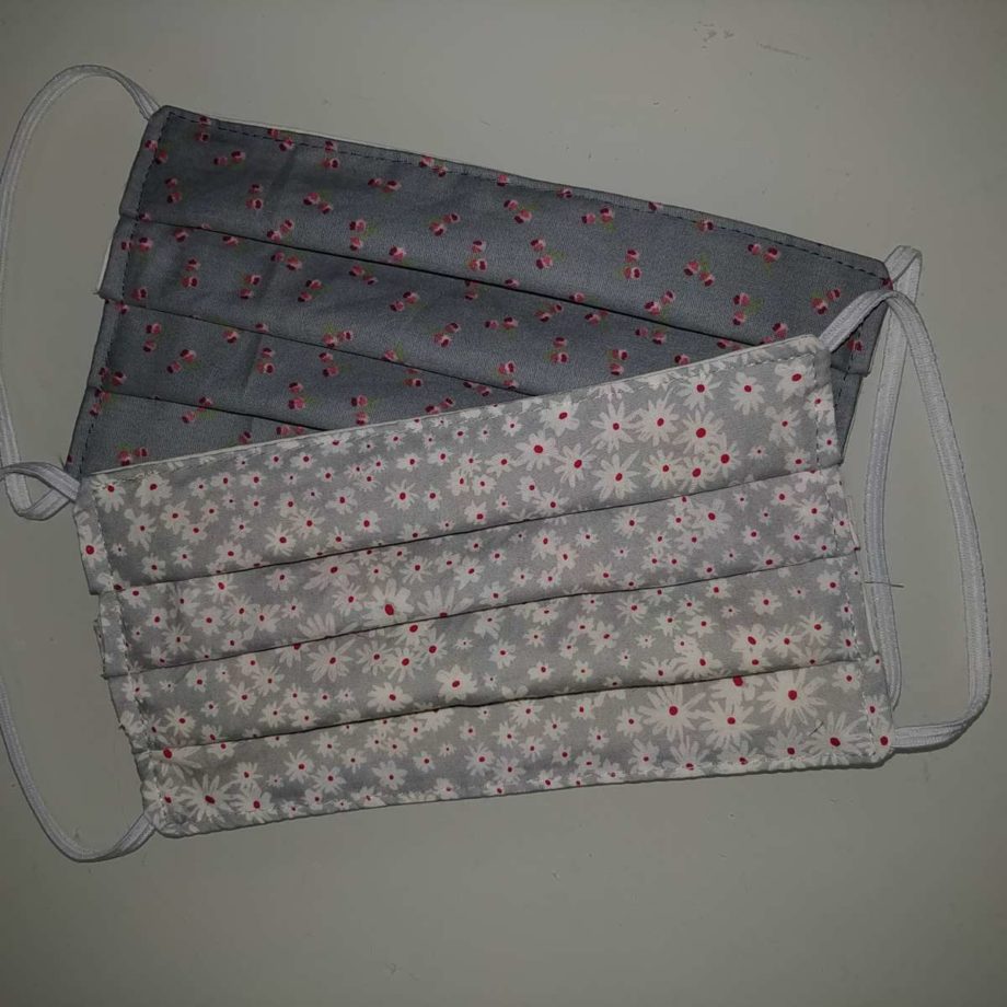 Masques barrières adulte en tissu lavable- lot n°51