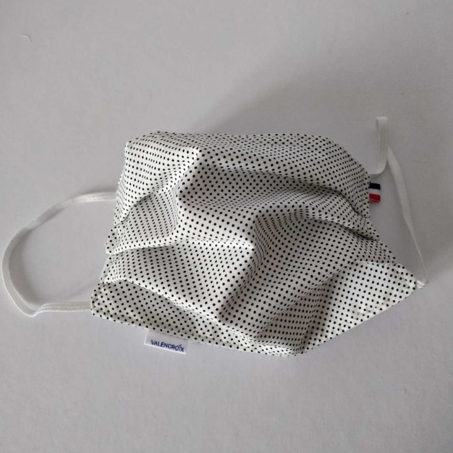 Masque barrière adulte FEMME ou ADO avec pince-nez