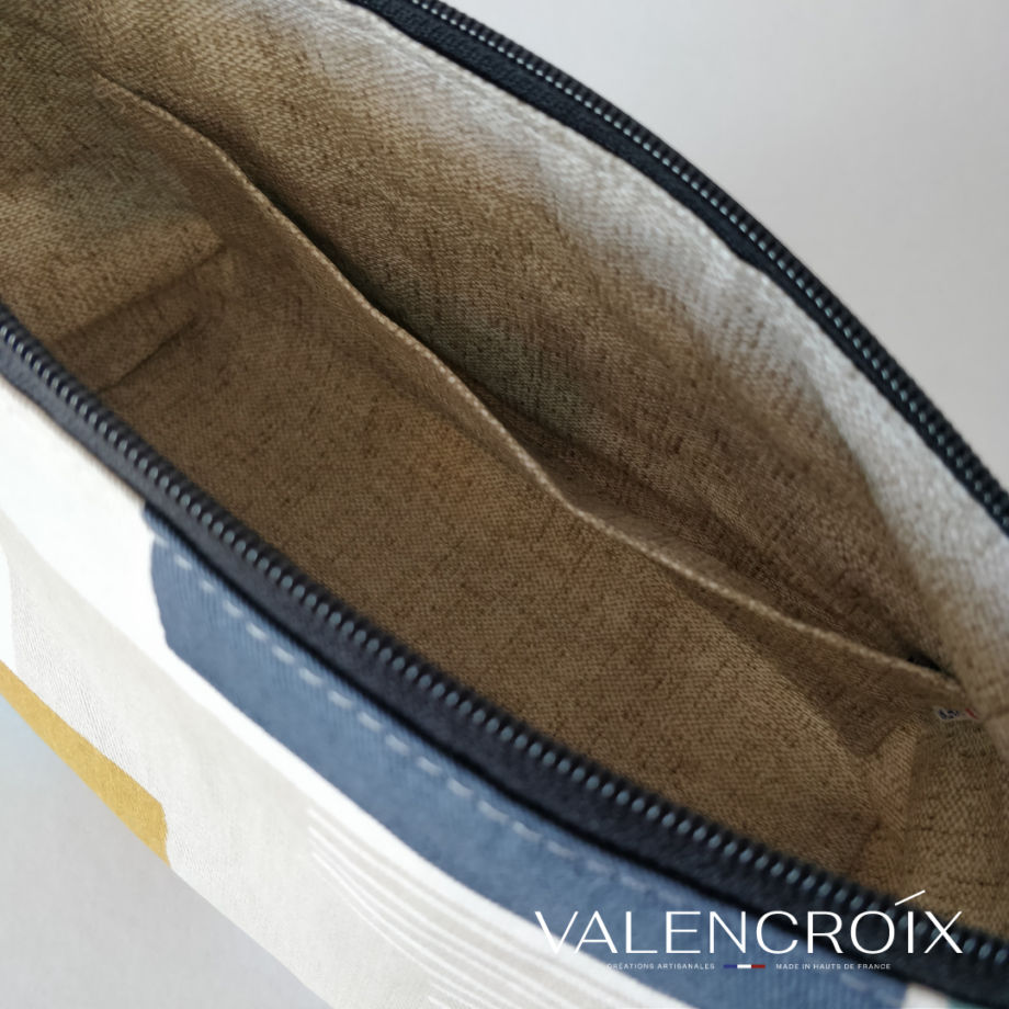 Trousse zippée grande taille